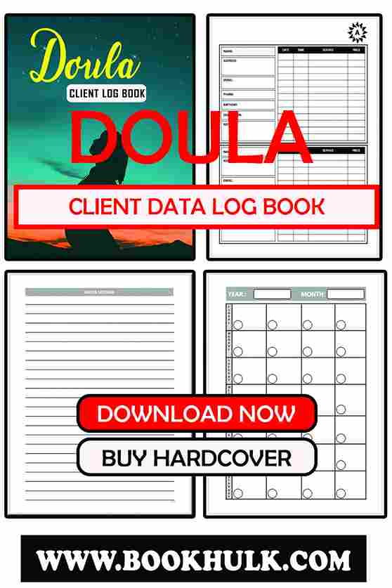 Doula Client Data Log Book